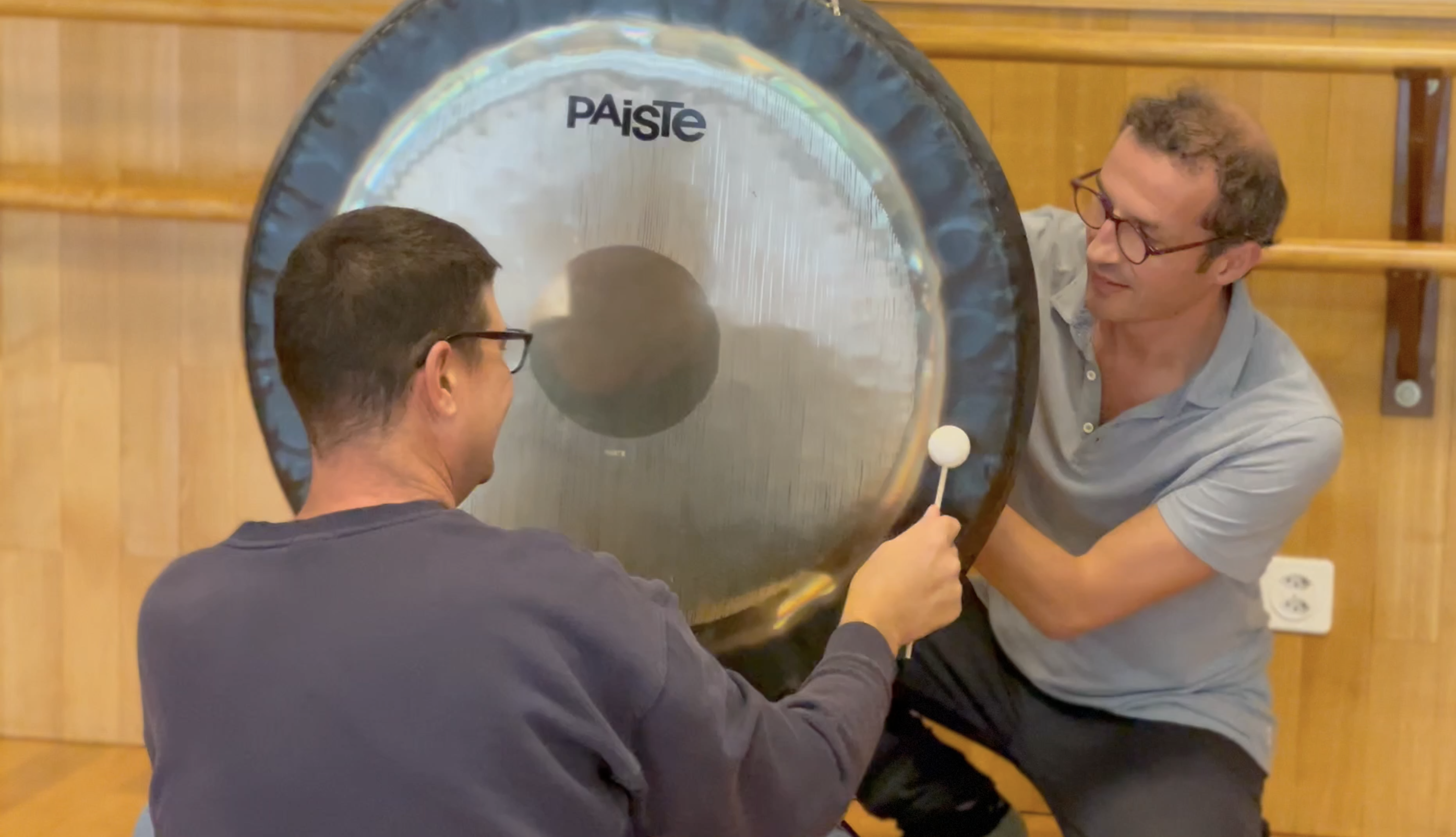 Technique de gong en formation privée de sonothérapie
